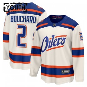 Lasten NHL Edmonton Oilers Pelipaita 2025-26 Fanatics Premium Evan Bouchard Alternate Valkoinen